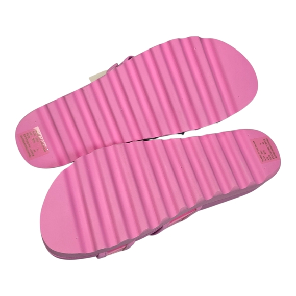 Reef Vista Hi-Energy Clear Strap Platform Slides NEW Size 9 - Picture 7 of 9